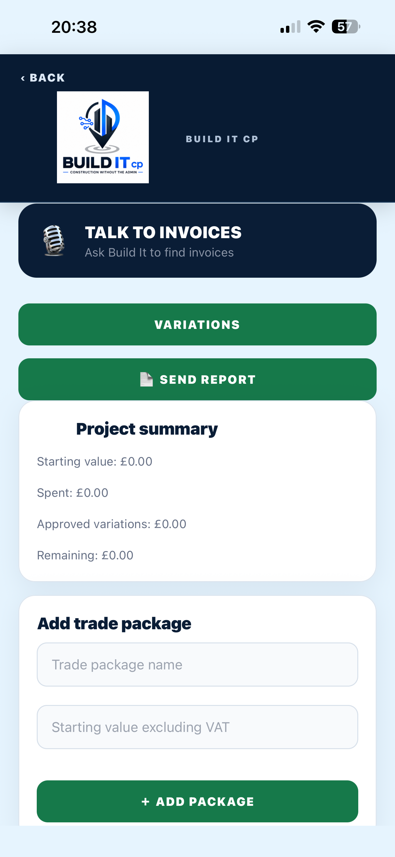 BUILD IT CP project costs